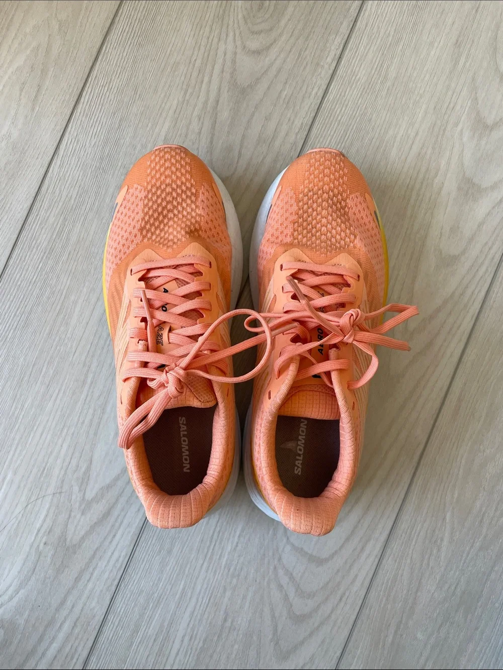 Salomon Women’s Coral-Orange Running Shoes